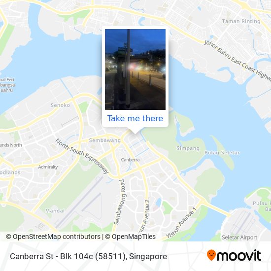Canberra St - Blk 104c (58511) map