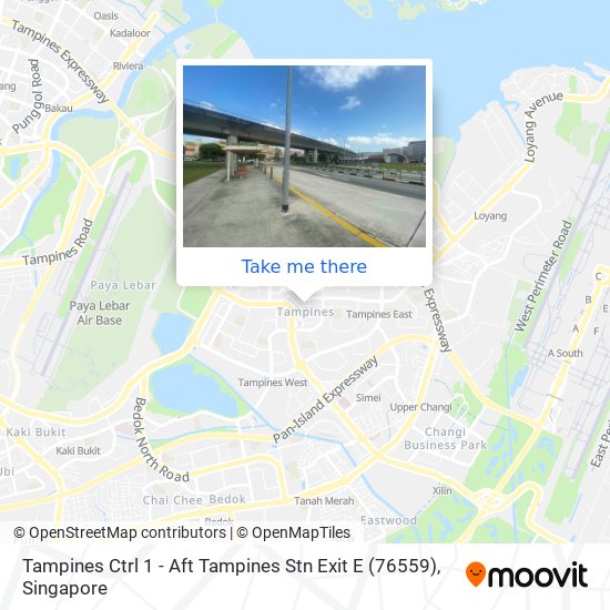 Tampines Ctrl 1 - Aft Tampines Stn Exit E (76559) map