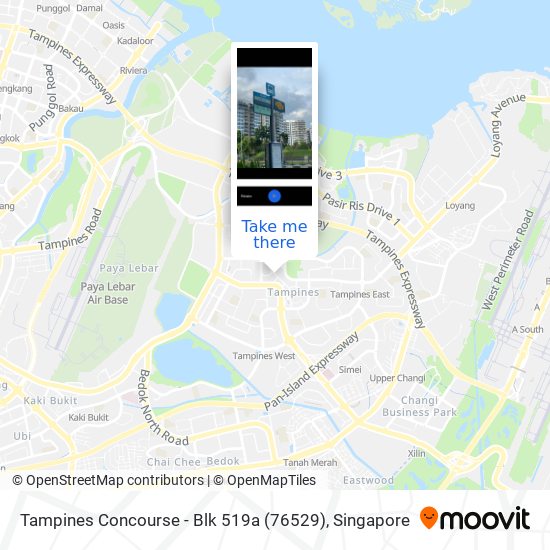 Tampines Concourse - Blk 519a (76529)地图