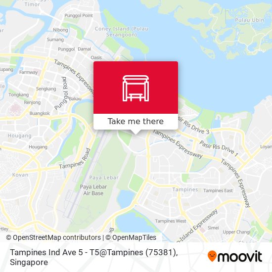 Tampines Ind Ave 5 - T5@Tampines (75381) map