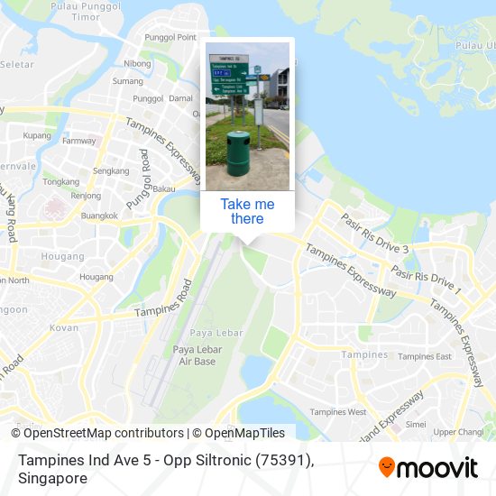 Tampines Ind Ave 5 - Opp Siltronic (75391) map