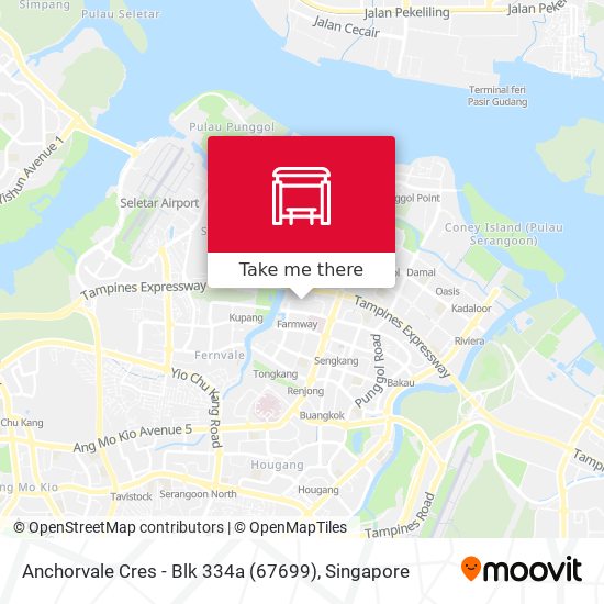 Anchorvale Cres - Blk 334a (67699)地图