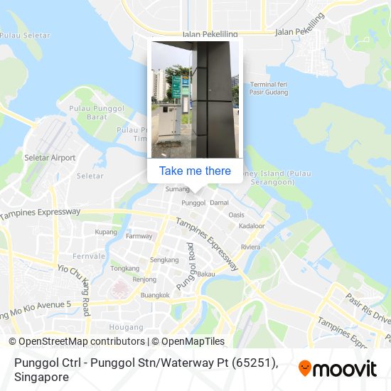 Punggol Ctrl - Punggol Stn / Waterway Pt (65251) map
