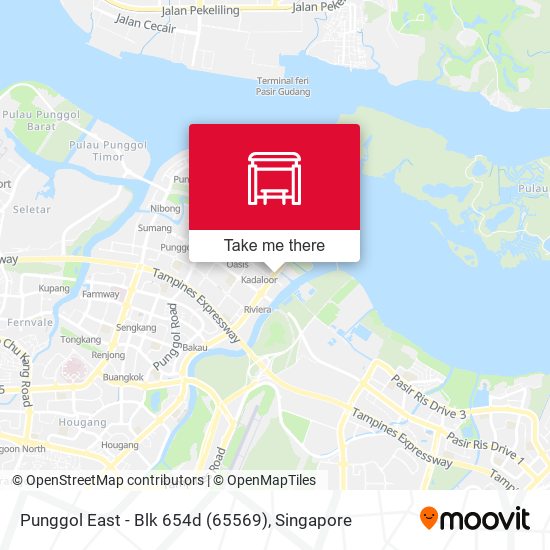 Punggol East - Blk 654d (65569) map