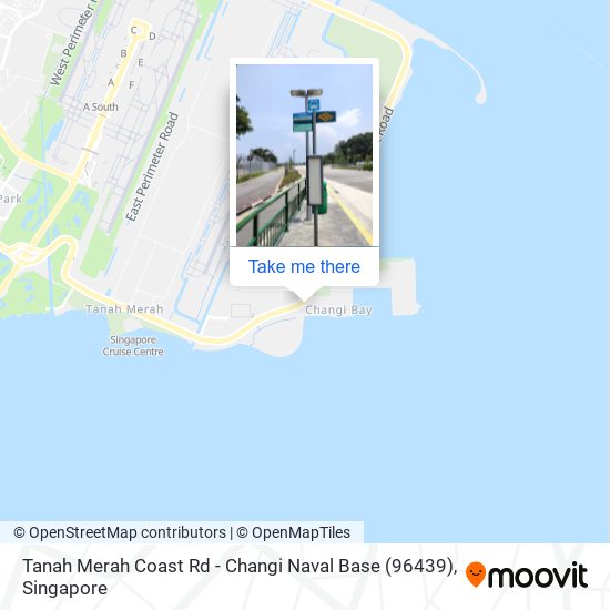 Tanah Merah Coast Rd - Changi Naval Base (96439) map