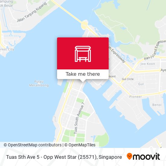 Tuas Sth Ave 5 - Opp West Star (25571) map