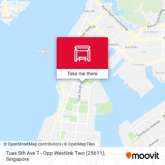 Tuas Sth Ave 7 - Opp Westlink Two (25611) map
