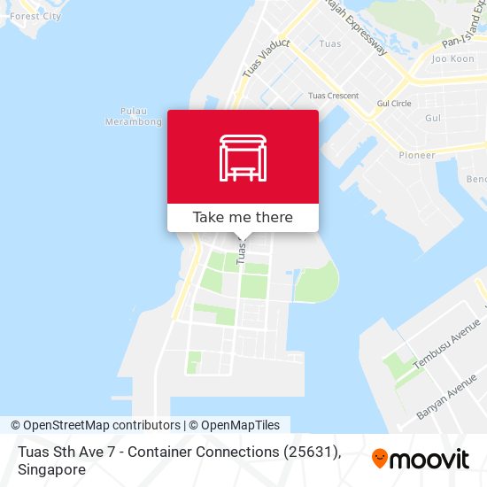 Tuas Sth Ave 7 - Container Connections (25631) map