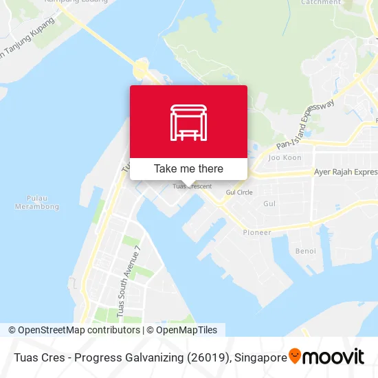 Tuas Cres - Progress Galvanizing (26019)地图