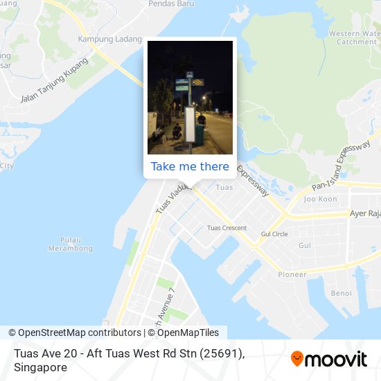 Tuas Ave 20 - Aft Tuas West Rd Stn (25691)地图