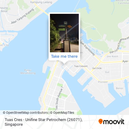 Tuas Cres - Unifine Star Petrochem (26071) map