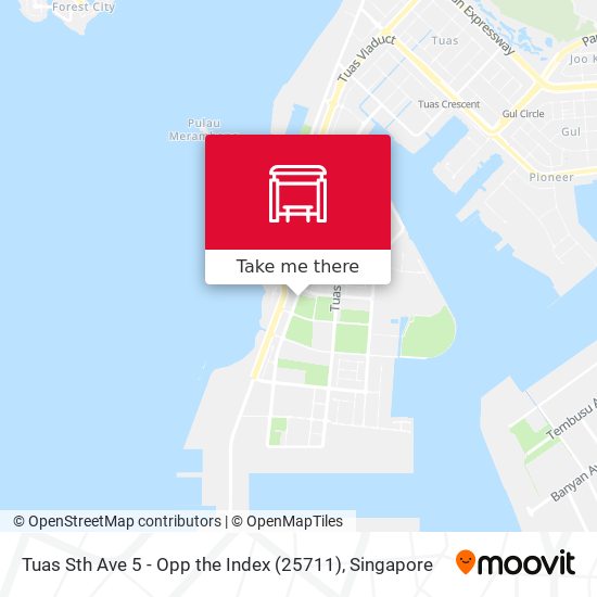 Tuas Sth Ave 5 - Opp the Index (25711) map