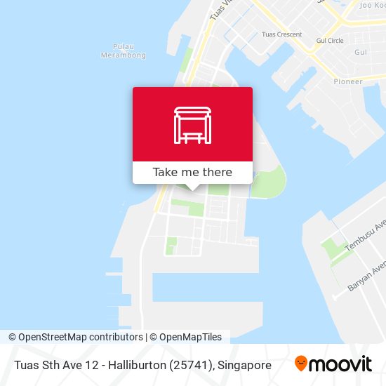 Tuas Sth Ave 12 - Halliburton (25741) map