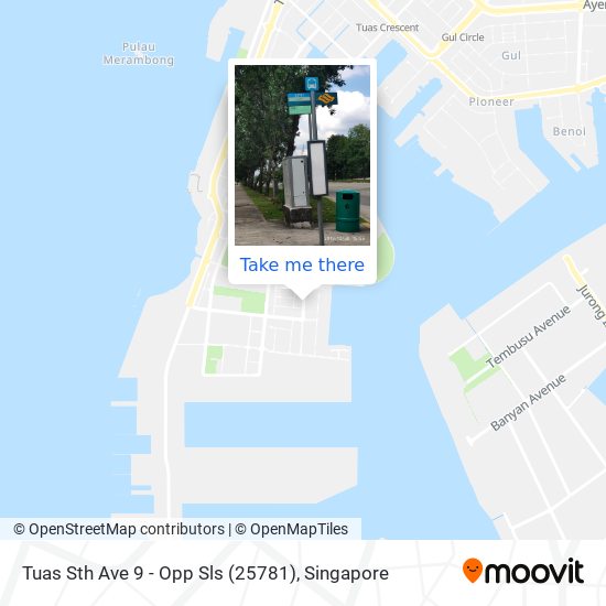 Tuas Sth Ave 9 - Opp Sls (25781) map