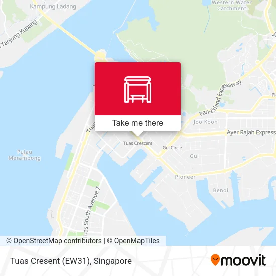 Tuas Cresent (EW31)地图