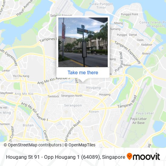 Hougang St 91 - Opp Hougang 1 (64089) map