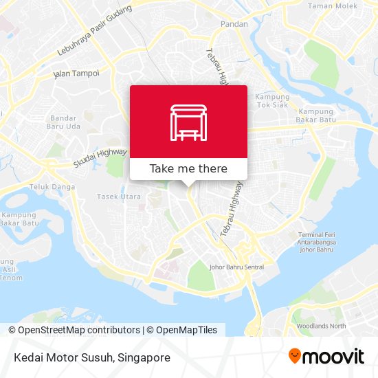 Kedai Motor Susuh map