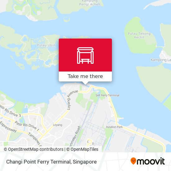 Changi Point Ferry Terminal map