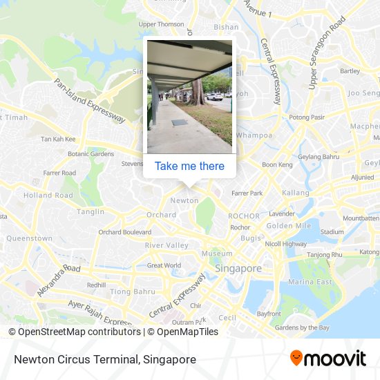 Newton Circus Terminal map