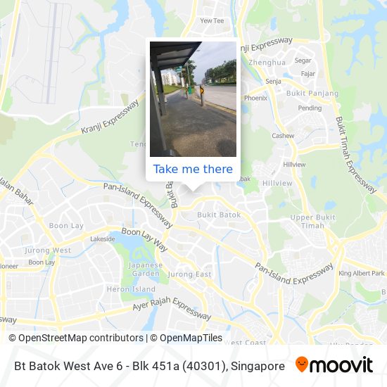 Bt Batok West Ave 6 - Blk 451a (40301) map