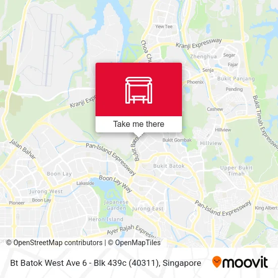 Bt Batok West Ave 6 - Blk 439c (40311)地图