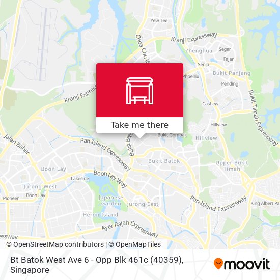 Bt Batok West Ave 6 - Opp Blk 461c (40359) map