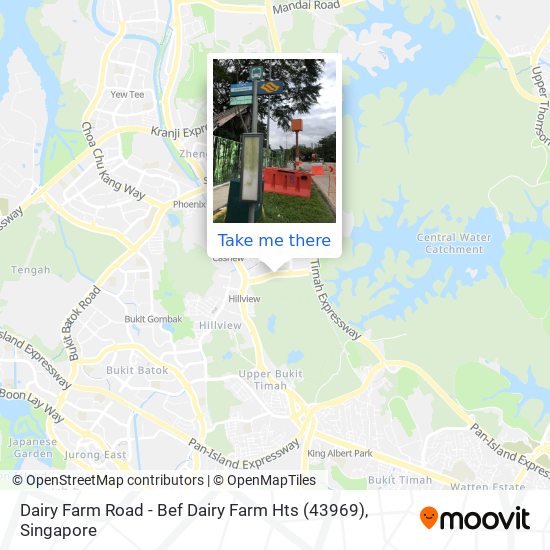Dairy Farm Road - Bef Dairy Farm Hts (43969) map
