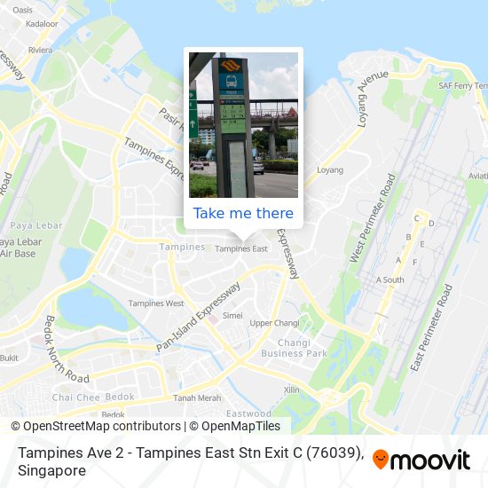 Tampines Ave 2 - Tampines East Stn Exit C (76039)地图