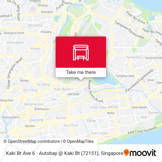 Kaki Bt Ave 6 - Autobay @ Kaki Bt (72151)地图