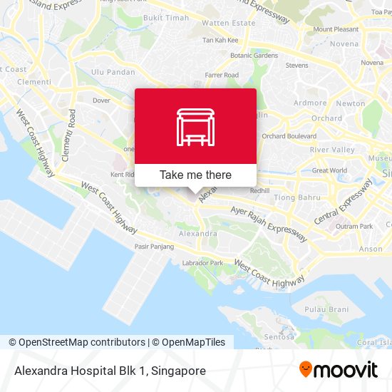 Alexandra Hospital Blk 1 map