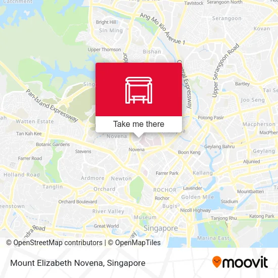 Mount Elizabeth Novena地图
