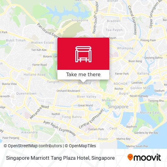 Singapore Marriott Tang Plaza Hotel map