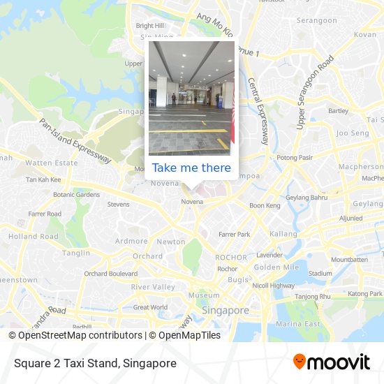 Square 2 Taxi Stand map