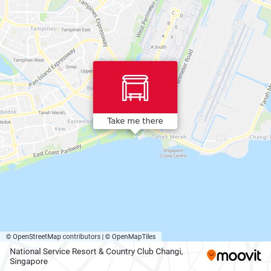 National Service Resort & Country Club Changi map