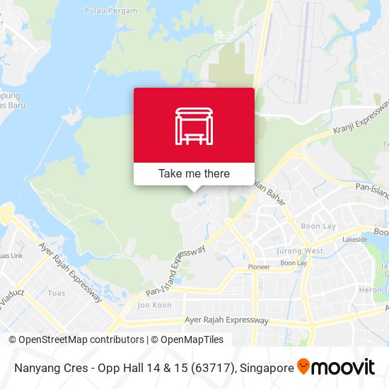 Nanyang Cres - Opp Hall 14 & 15 (63717) map