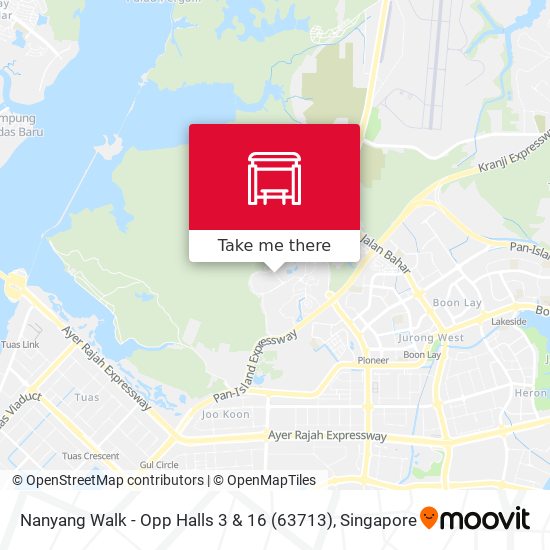 Nanyang Walk - Opp Halls 3 & 16 (63713) map