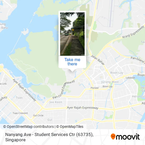 Nanyang Ave - Student Services Ctr (63735)地图
