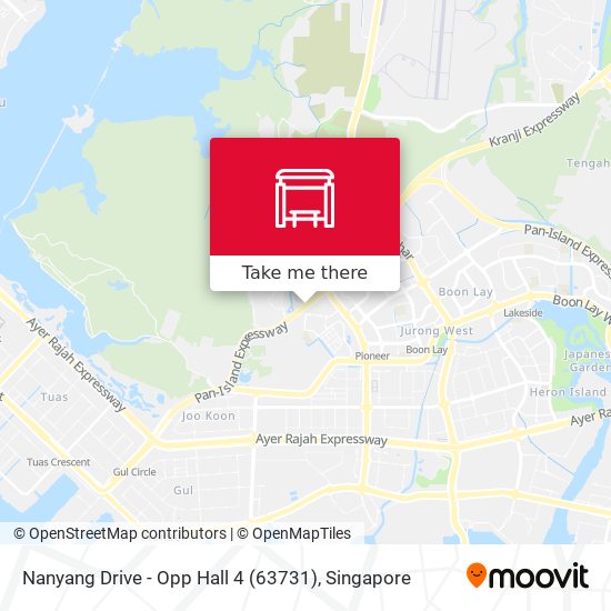 Nanyang Drive - Opp Hall 4 (63731) map