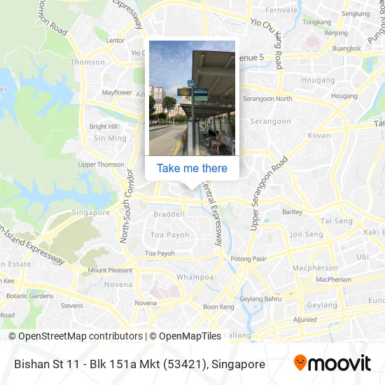 Bishan St 11 - Blk 151a Mkt (53421)地图