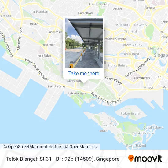 Telok Blangah St 31 - Blk 92b (14509) map