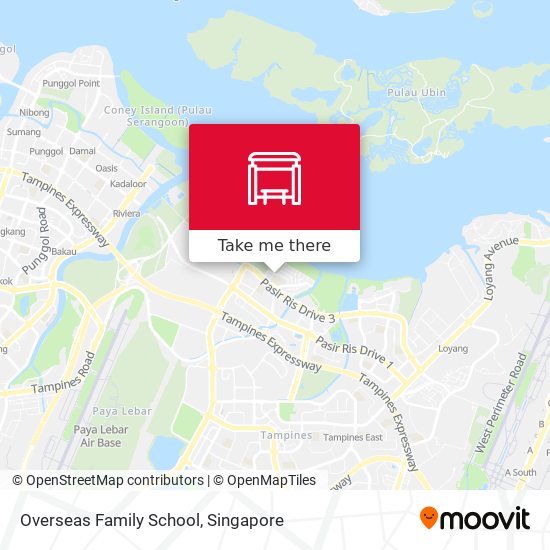 Overseas Family School map