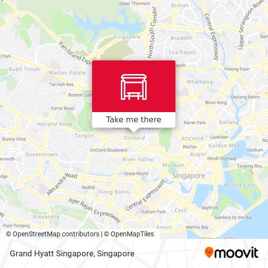 Grand Hyatt Singapore map