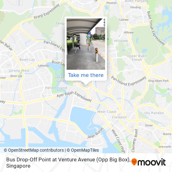 Bus Drop-Off Point at Venture Avenue (Opp Big Box) map