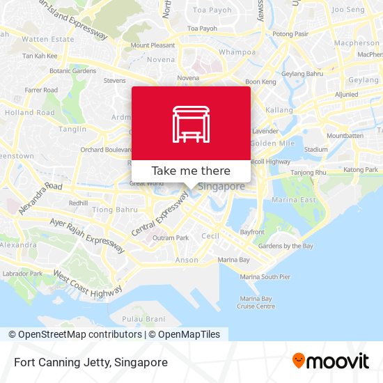 Fort Canning Jetty地图