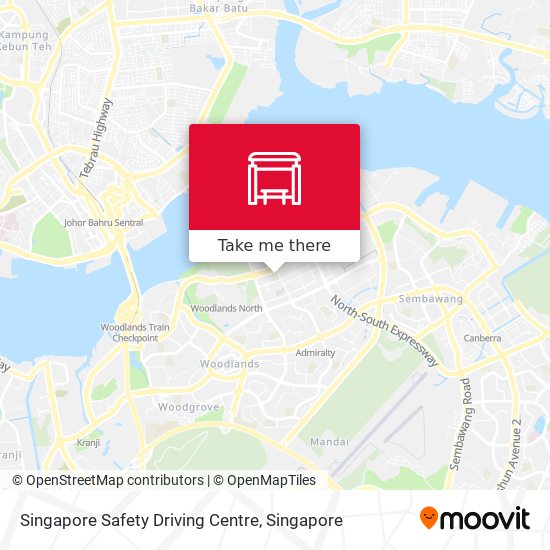Singapore Safety Driving Centre map