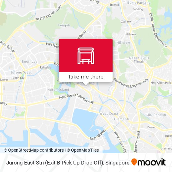 Jurong East Stn (Exit B Pick Up Drop Off) map