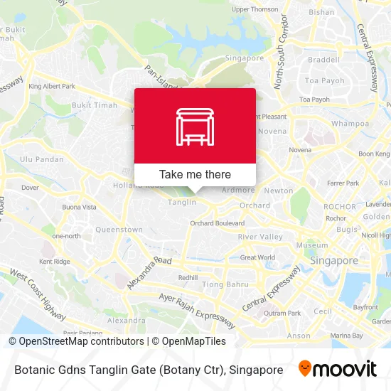 Botanic Gdns Tanglin Gate (Botany Ctr)地图
