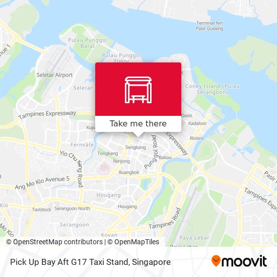 Pick Up Bay Aft G17 Taxi Stand map