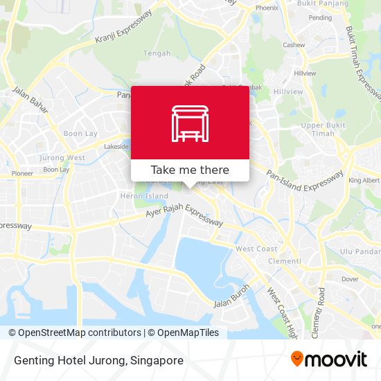 Genting Hotel Jurong map