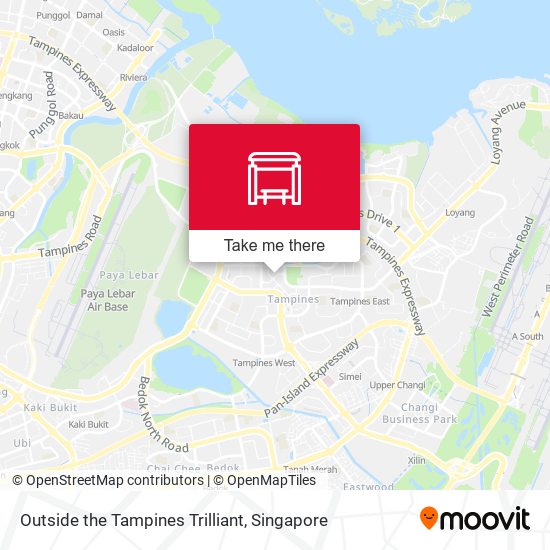 Outside the Tampines Trilliant map